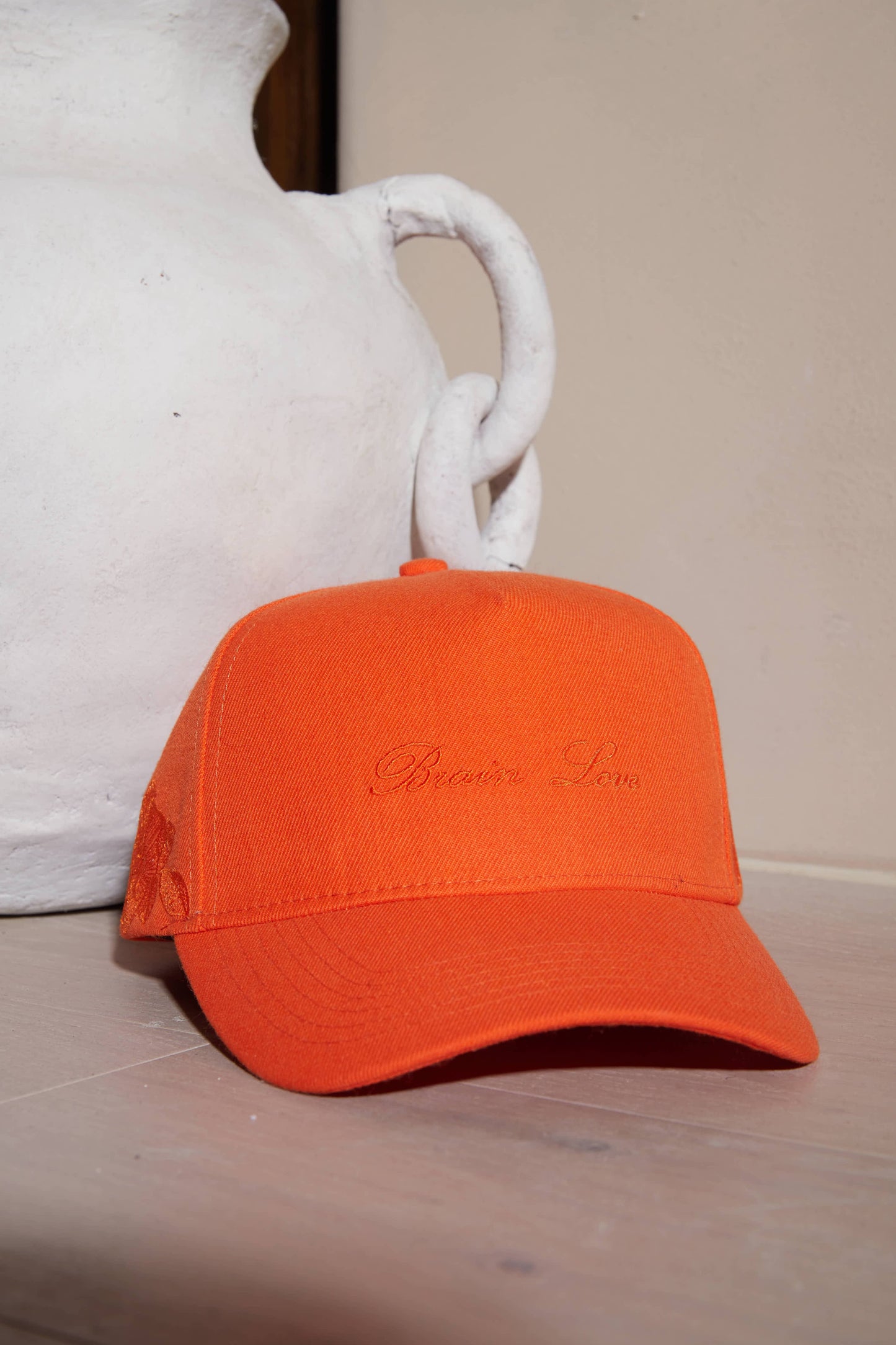 Flower Baseball Cap Brain Love