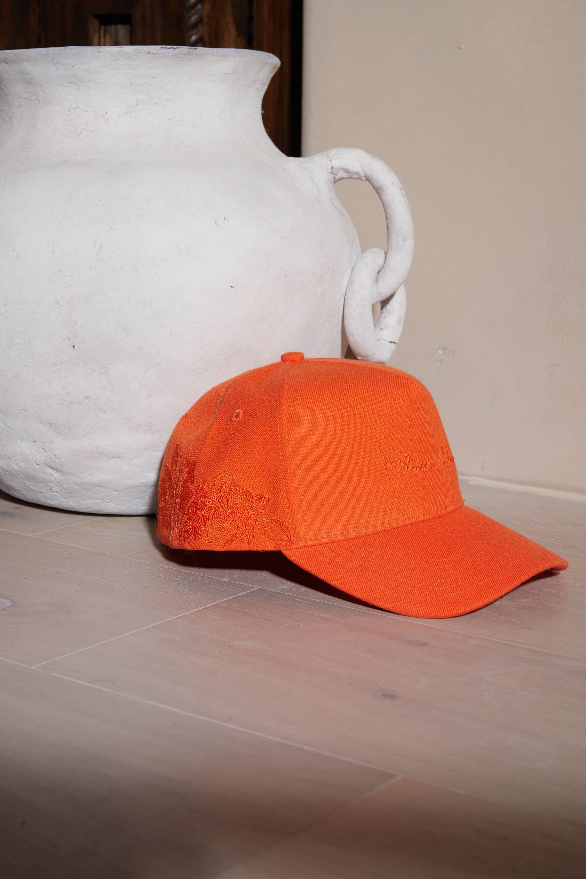 Flower Baseball Cap Brain Love