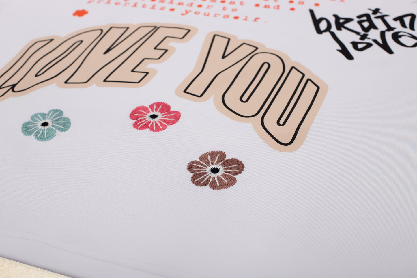 Love You T-Shirt (White) - Brain Love